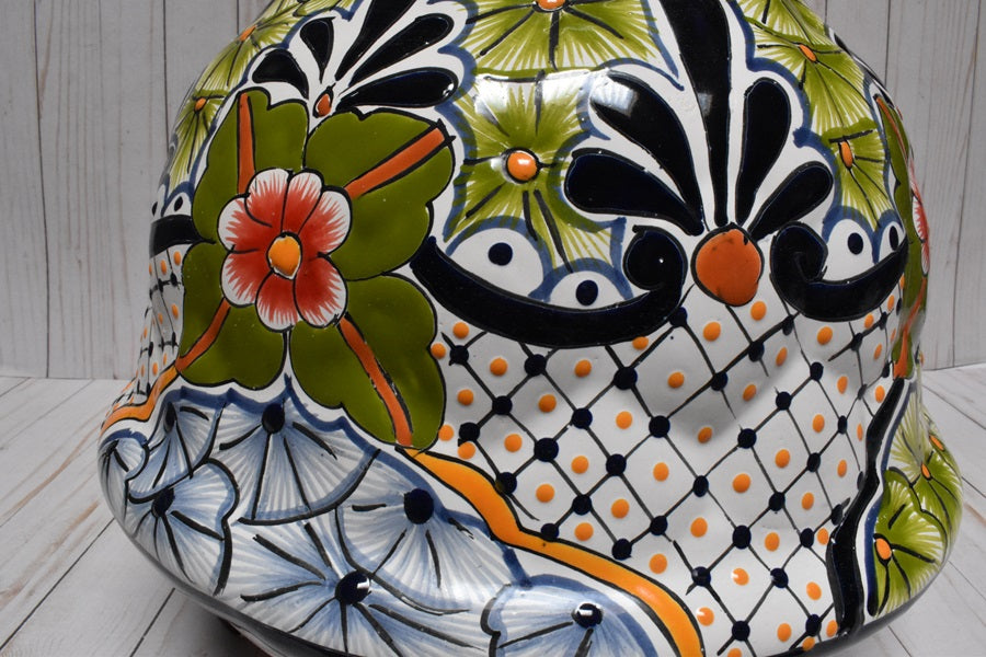 Large Talavera Turtles Flowerpot