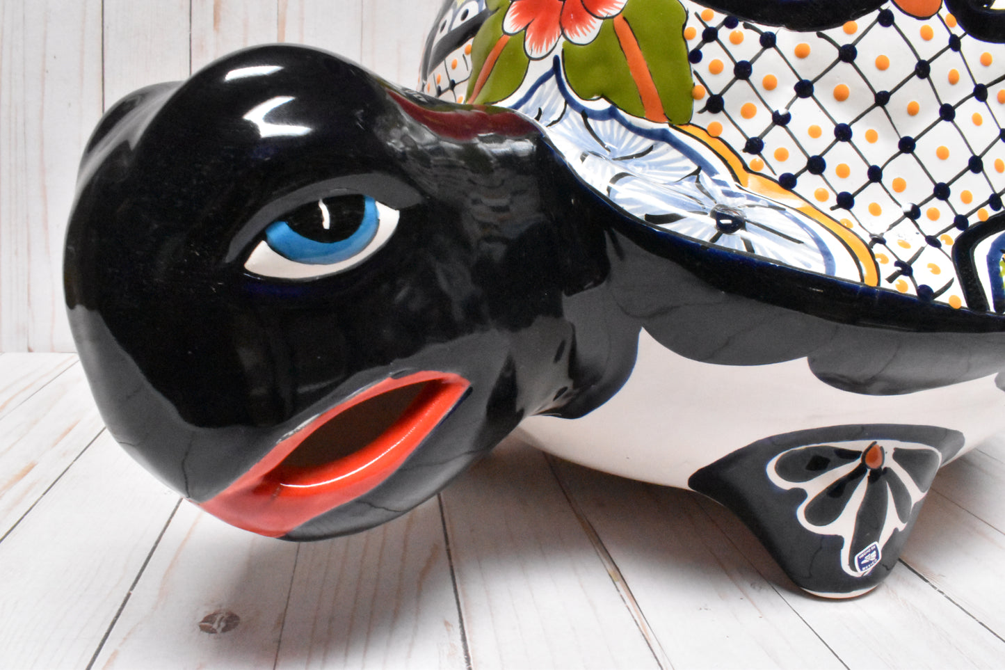 Large Talavera Turtles Flowerpot