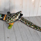Large Beautiful Hanging Parrot Green Peacock Feathers