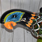 Large Beautiful Hanging Parrot Green Peacock Feathers