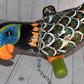 Large Beautiful Hanging Parrot Green Peacock Feathers
