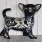 Standing Chihuahuas figurine Talavera Ceramic Dog