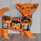 Standing Chihuahuas figurine Talavera Ceramic Dog