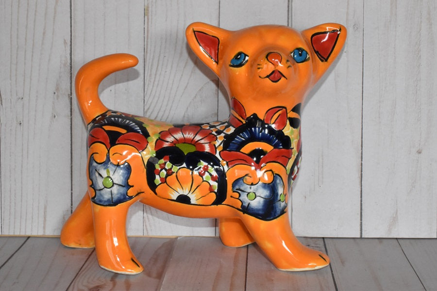 Standing Chihuahuas figurine Talavera Ceramic Dog
