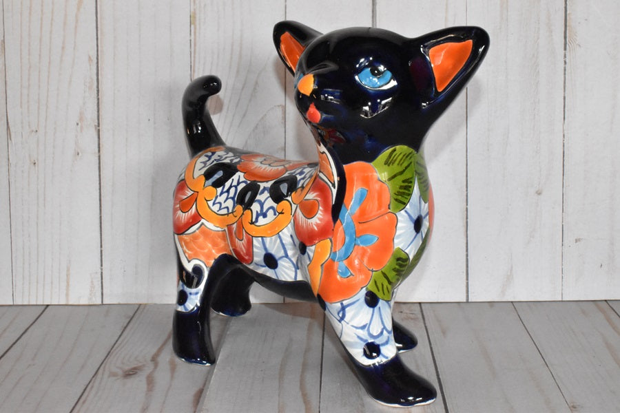 Standing Chihuahuas figurine Talavera Ceramic Dog