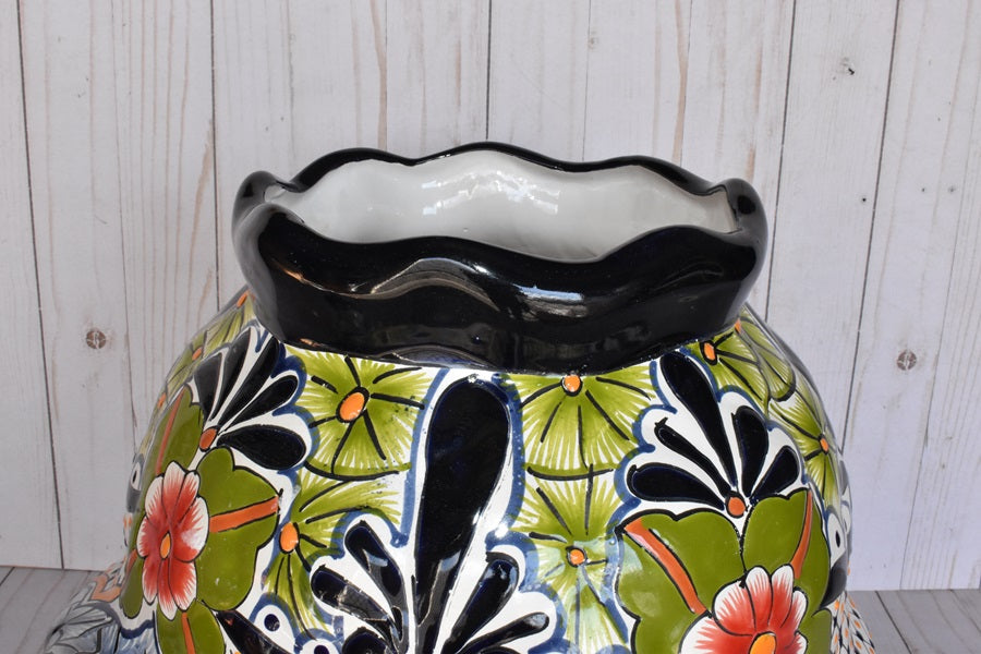 Large Talavera Turtles Flowerpot