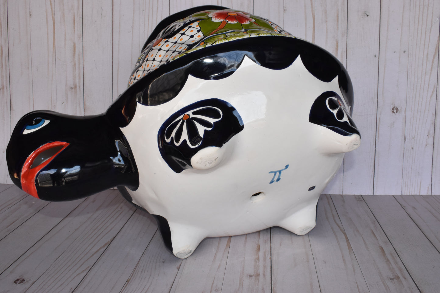 Large Talavera Turtles Flowerpot