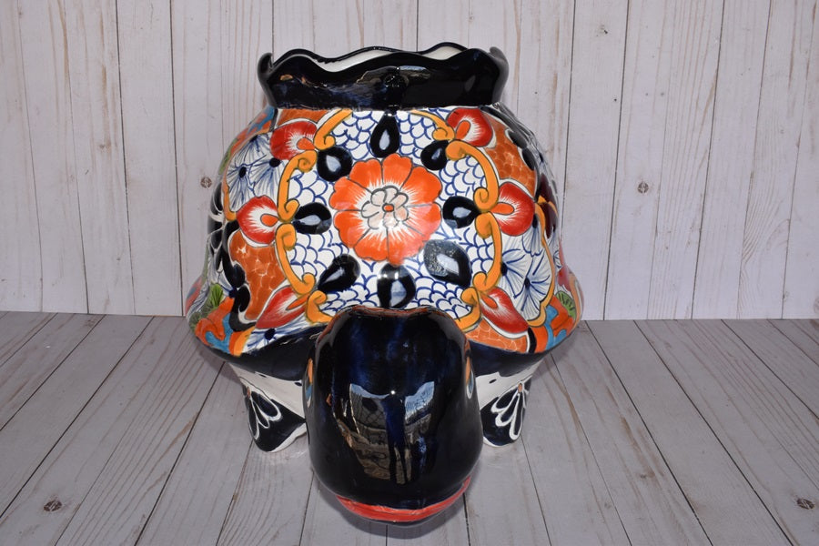 Large Talavera Turtles Flowerpot