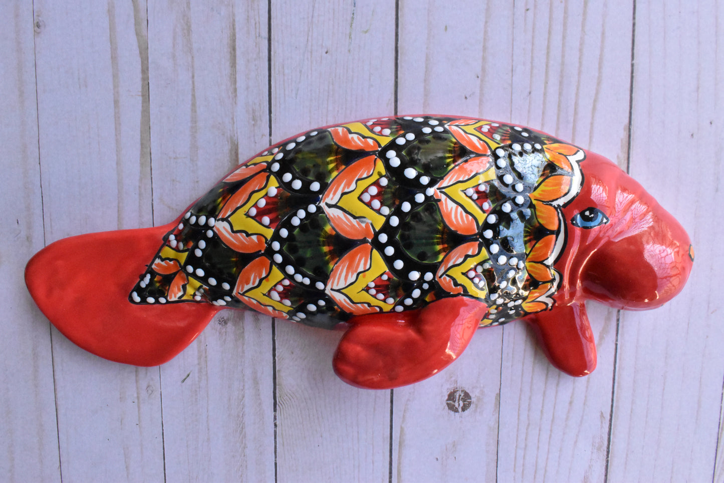Hanging Talavera Manatees