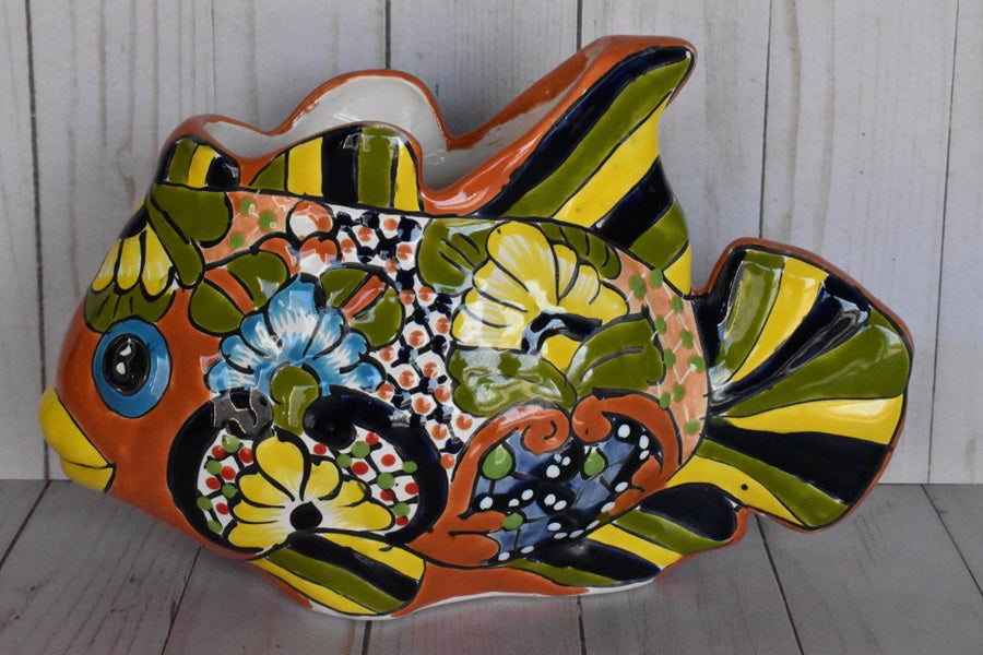 Small Fish Talavera Planters