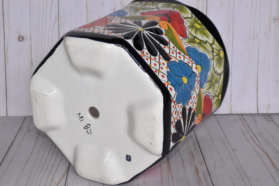 Octagonal Talavera Planters