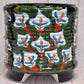 LARGE RINGED ROUND TALAVERA POTS