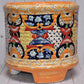 LARGE RINGED ROUND TALAVERA POTS