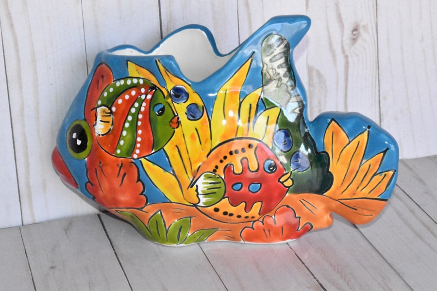 Fish Talavera Planters