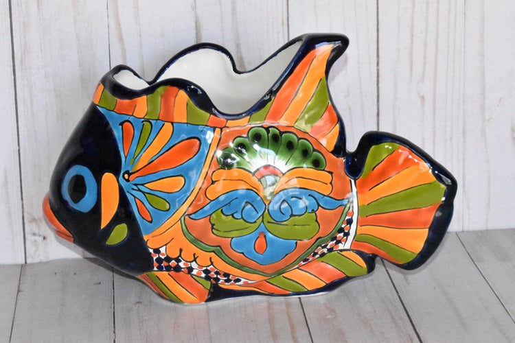 Fish Talavera Planters