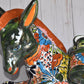 Talavera Sitting Donkeys