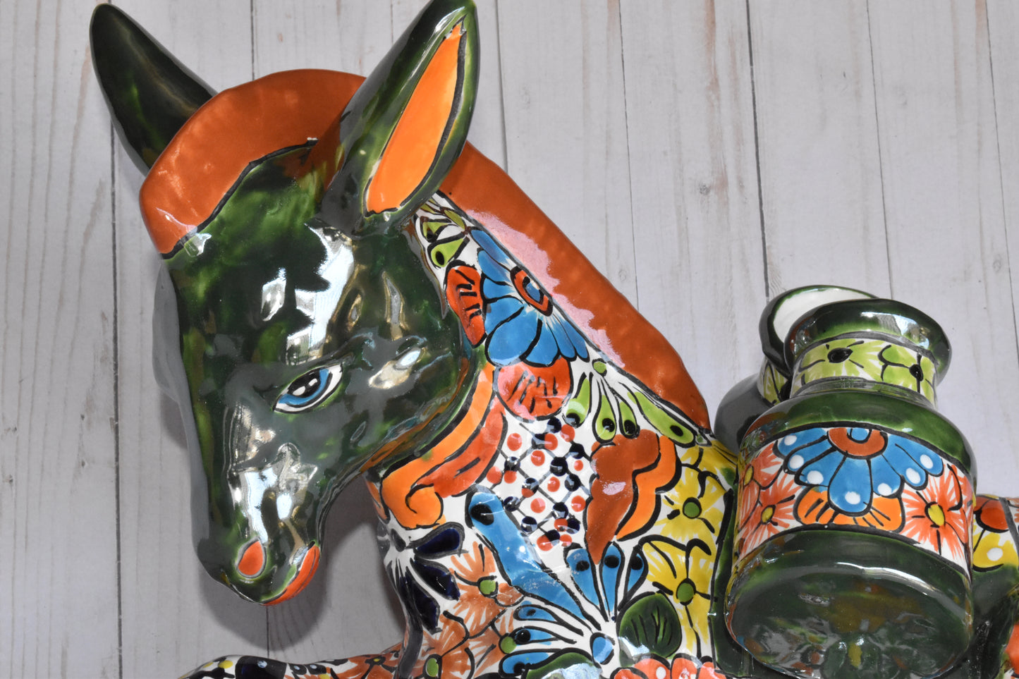 Talavera Sitting Donkeys