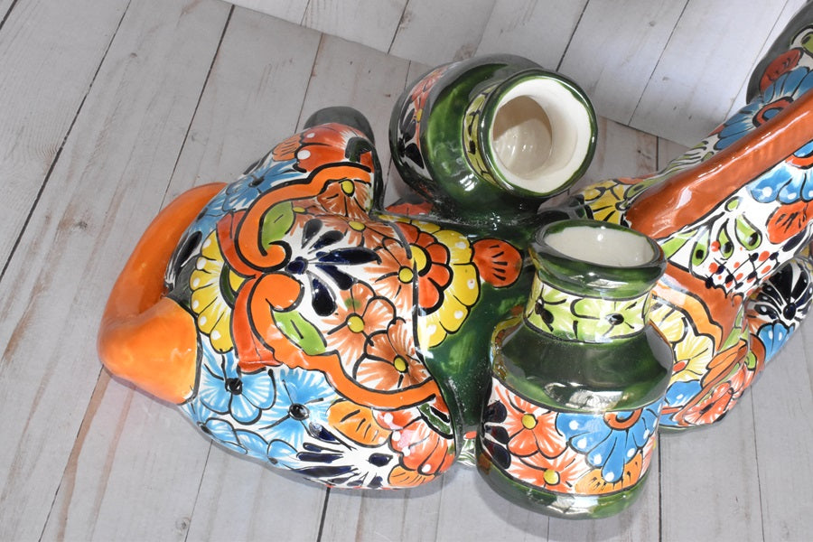 Talavera Sitting Donkeys