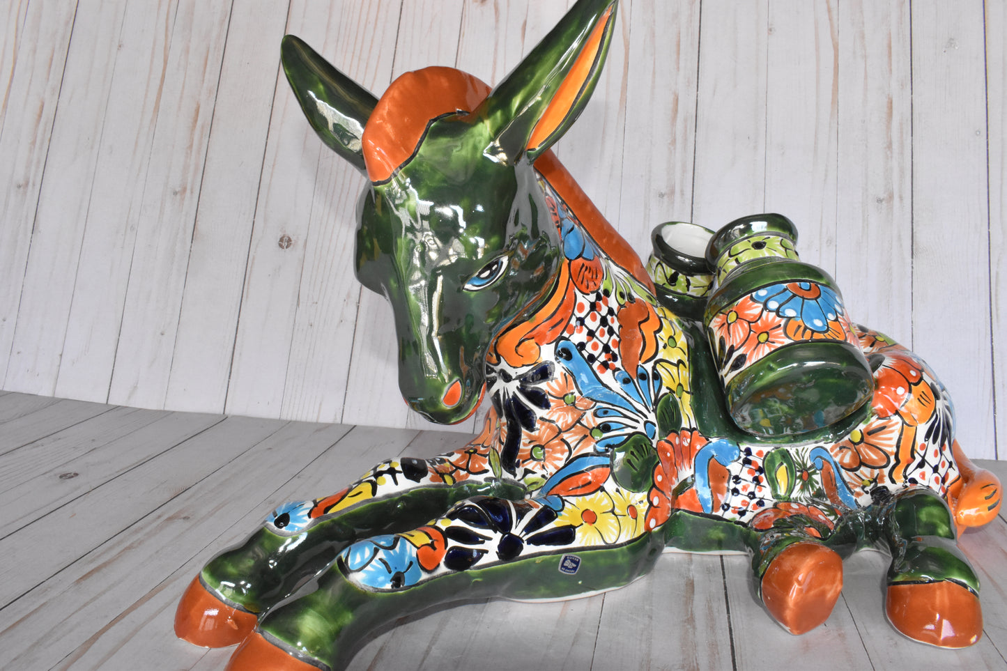 Talavera Sitting Donkeys