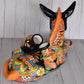 Talavera Sitting Donkeys