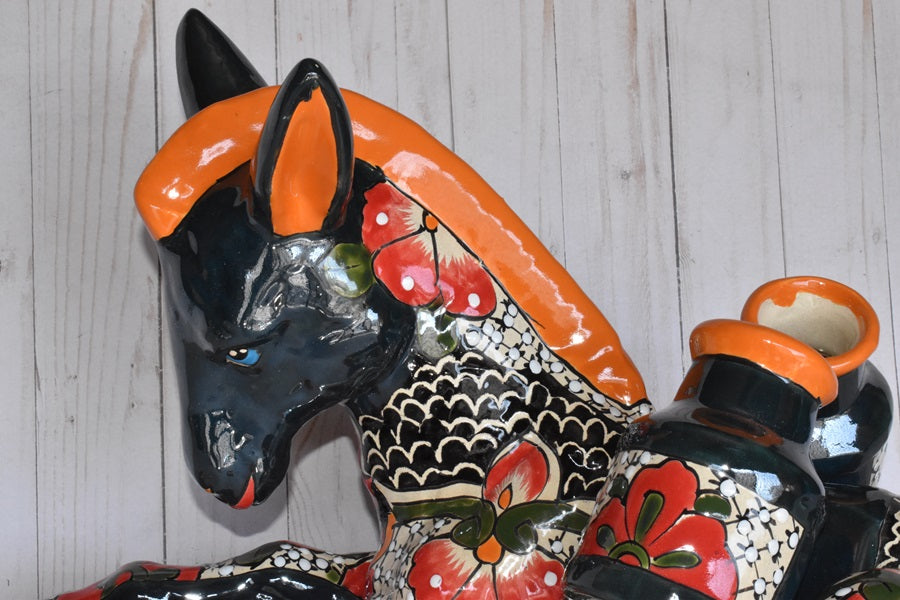 Talavera Sitting Donkeys
