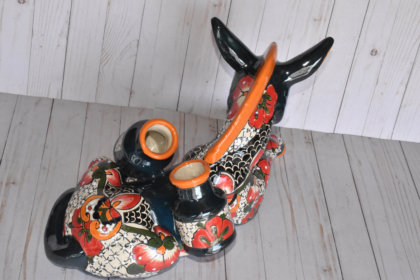 Talavera Sitting Donkeys