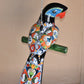 Jumbo XXLG Hanging Talavera Parrot in Spring Pattern