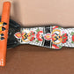 Jumbo XXLG Hanging Talavera Parrot in Mayan Pattern