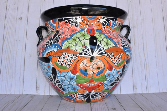 Hand-painted Wall Large Talavera Planters Mexican Style