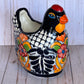Colorful Talavera Chicken Planters