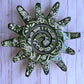 Bright Spiral Sun Talavera Ceramic