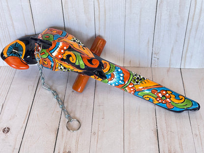 Beautiful Handmade Talavera Ceramic Small Hanging Parrots Choose Color