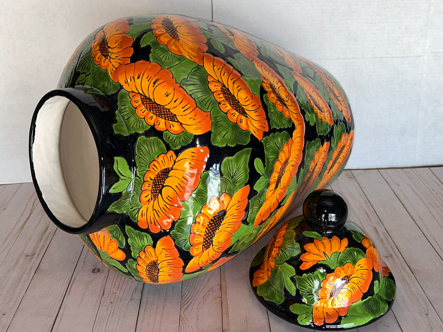 Handcrafted Talavera Ginger Jar – Extra Large (Sold Individually)