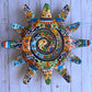 Bright Spiral Sun Talavera Ceramic