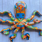 Handcrafted Talavera Ceramic Wall Hanging Octopus