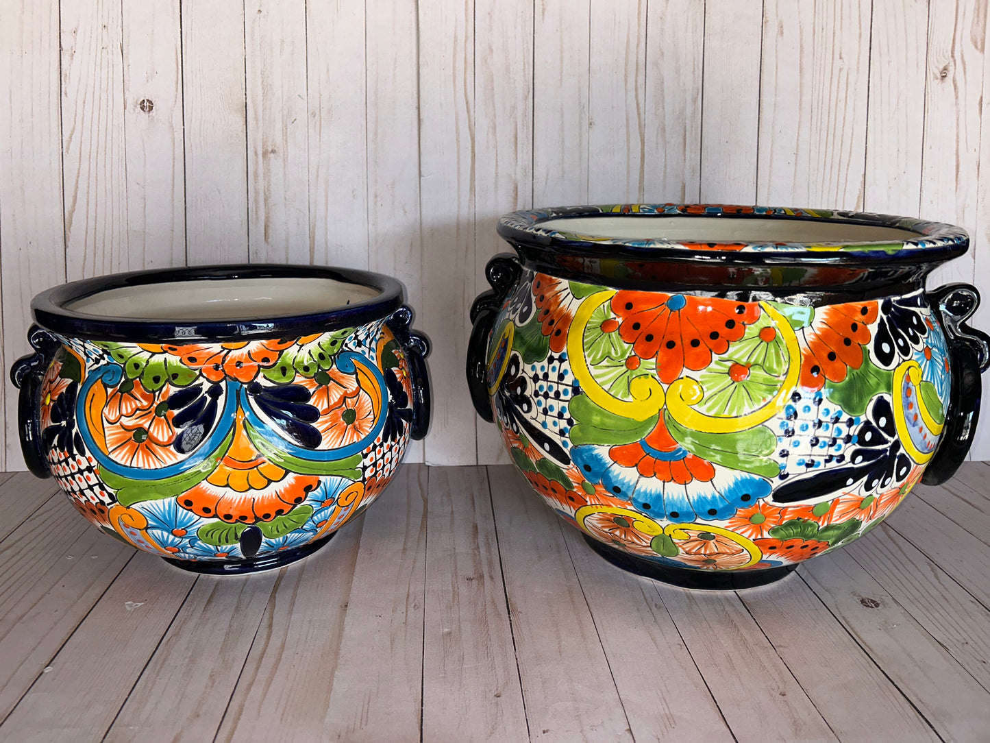 Variety Talavera Ring Flower Planters Choose size and Color