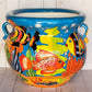 Handmade Talavera Michoacanas Planters MD-12.5"H/ LG-15"H