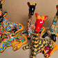 Hand-Painted Talavera Giraffe – Mexican Folk Art Ceramic Figurine
