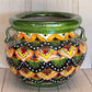 Handmade Talavera Michoacanas Planters 9.50 Tall