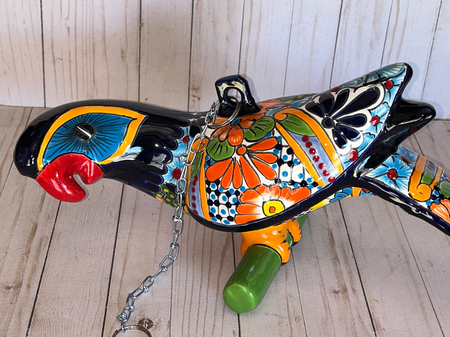Beautiful Hanging Parrot Classic Puebla Pattern