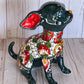 Sitting Handmade Talavera Chihuahua Figurines – Colorful Mexican Pottery Puppies