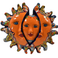 Hanging Rising Sun Mexican Talavera