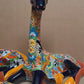 Hand-Painted Talavera Giraffe – Mexican Folk Art Ceramic Figurine