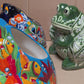 Beautiful Handmade Talavera Bullfrog Flower Planters