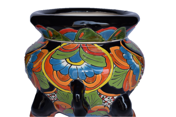 Planter Donkey in classic Talavera style