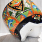 MOLCAJETE FLOWER PLANTER, THREE FEET POT CLASSIC TALAVERA DESIGN