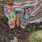 Butterfly Handcrafted Colorful Fish Caribbean Mexican Pottery
