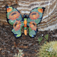 Butterfly Handcrafted Talavera Sunflower-style Mexican Pottery