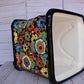 Square Flowerplanter Handcrafted Talavera Colorful Flowers
