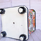 Square Flowerplanter Handcrafted Talavera White Puebla